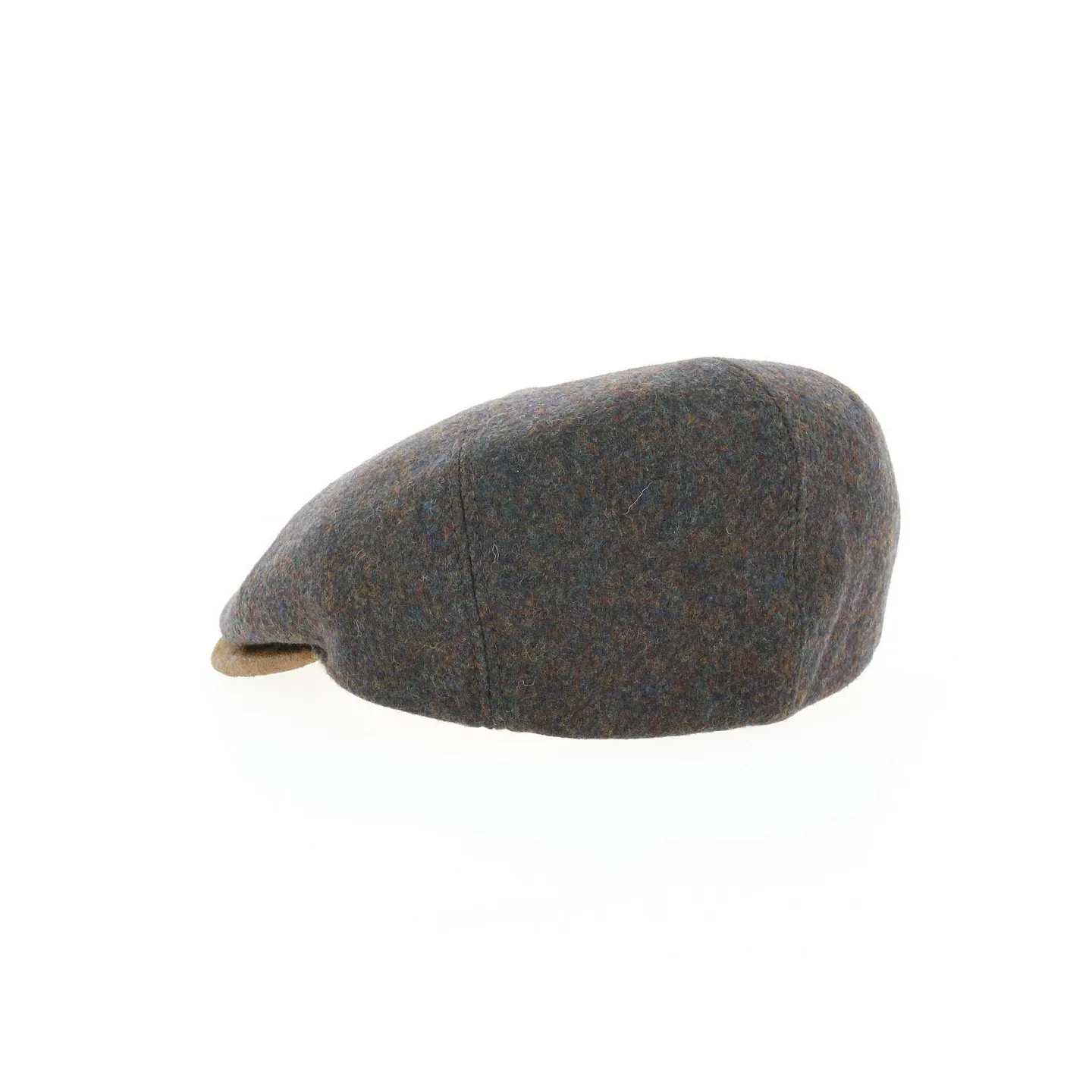 Oxford Flat Cap Brown Wool - Traclet