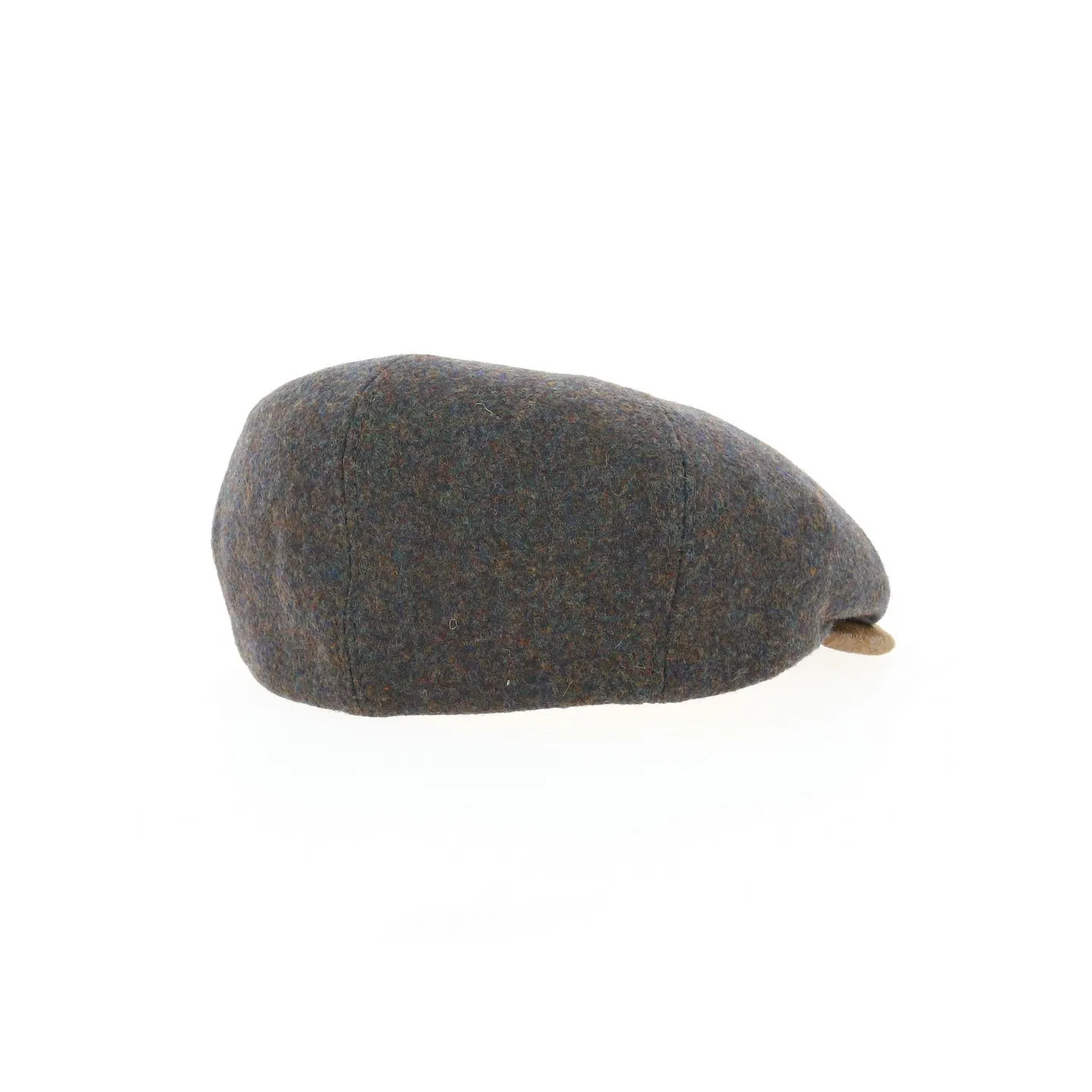 Casquette Plate Oxford Laine Marron - Traclet