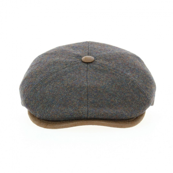 Oxford Flat Cap Brown Wool - Traclet