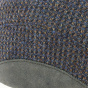 Rainbow Wool & Leather Flat Cap - Traclet