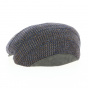 Rainbow Wool & Leather Flat Cap - Traclet