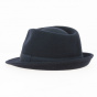 Romans Wool Felt Trilby Hat Navy - Traclet