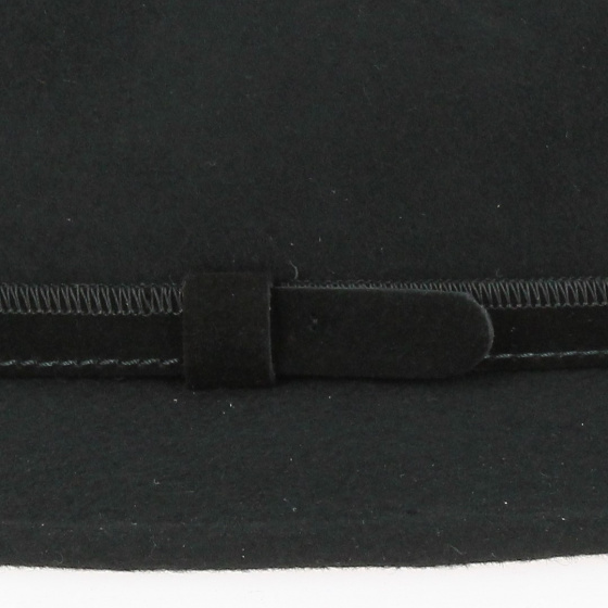 Chapeau Traveller Feutre Laine Dijon Noir - Traclet