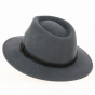 Traveller Hat Grey Dijon Wool Felt - Traclet