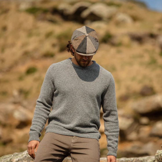 Casquette irlandaise Patchwork Newsboy