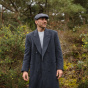 8-Panel Bolton Herringbone Wool Cap Gray - Traclet