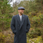 8-Panel Bolton Herringbone Wool Cap Gray - Traclet