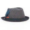 Chapeau Trilby Léon Marine - Traclet