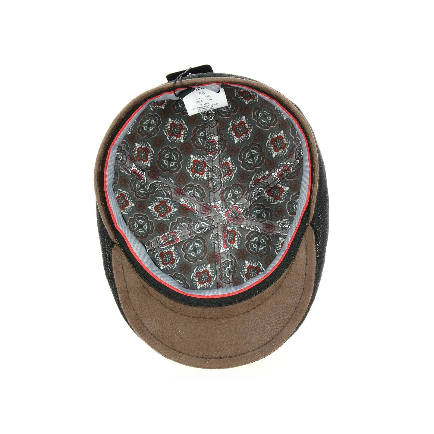 Casquette Detroit Noir et marron - Traclet Reference : 17366 | Chapellerie Traclet
