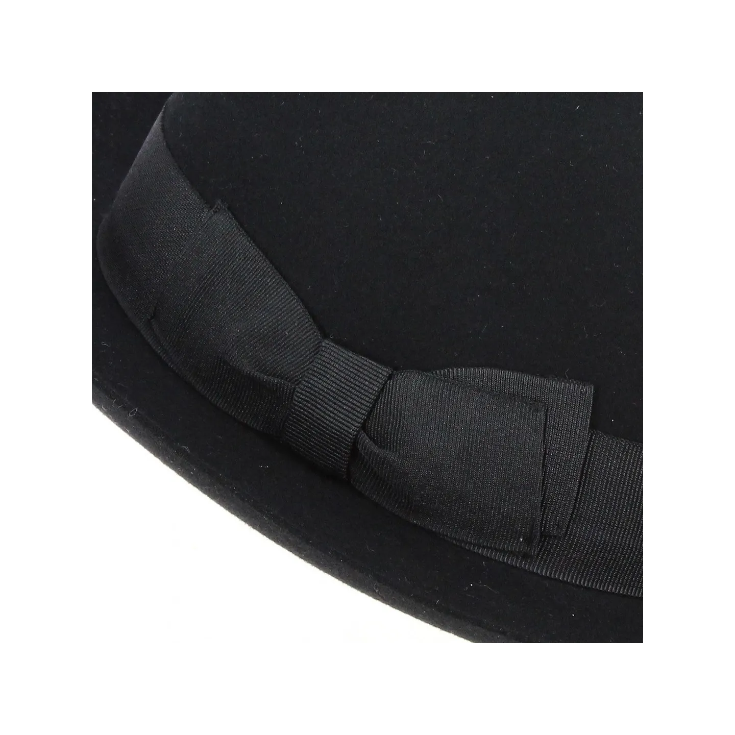 Chapeau Fedora "Open Crow" Feutre Laine Noir - Traclet