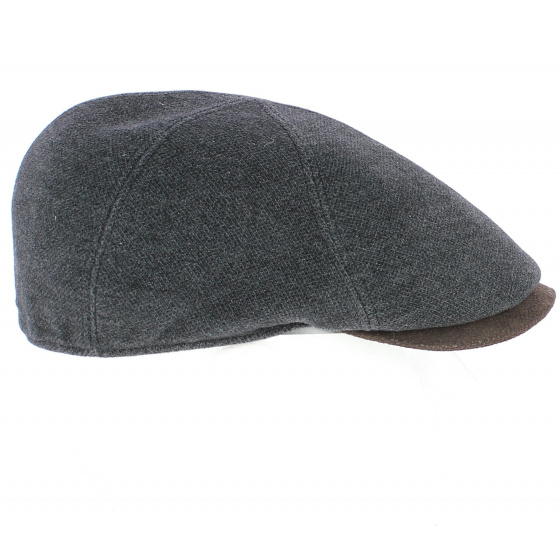 Milano Rust Wool Flat Cap - Traclet