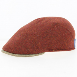 Milano Wool Rust Flat Cap - Traclet