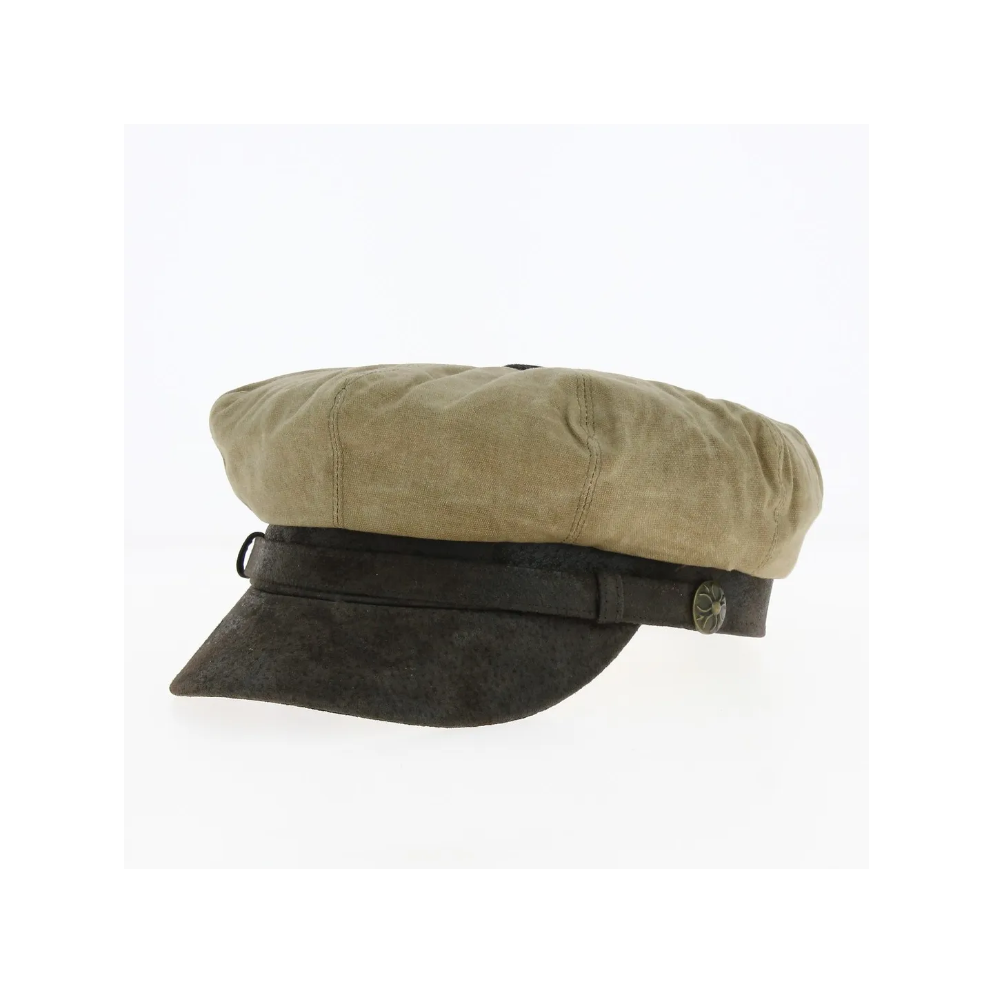 Casquette Gavroche Marlon Coton Taupe - Aussie Apparel