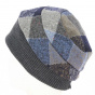 Grey wool cap with button - Traclet