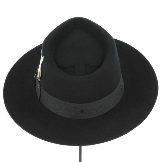 Chapeau Fedora Poker Feutre Laine - Stetson Chapeau Fedora Poker Feutre Laine - Stetson