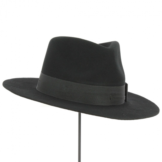 Chapeau Fedora Poker Feutre Laine - Stetson Chapeau Fedora Poker Feutre Laine - Stetson