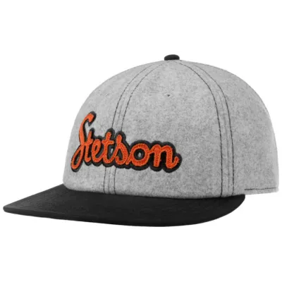 Casquette Snapback Retro Script Grise - Stetson