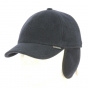 Jockey Earflap Wool Navy - Göttmann