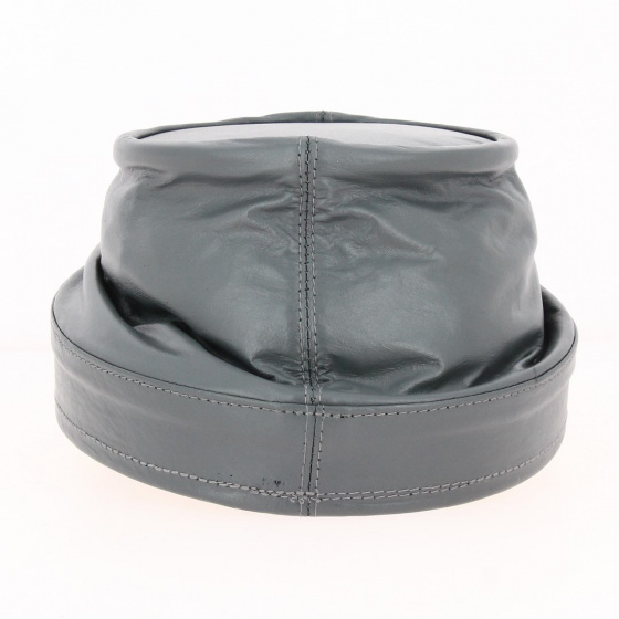 Casquette Style Nordiste Cuir Grise - Traclet