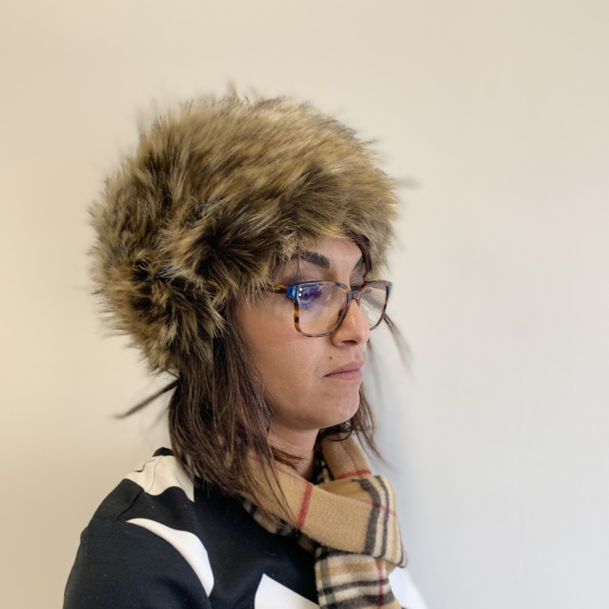 Courchevel Faux Fur Tawny Hat - Traclet