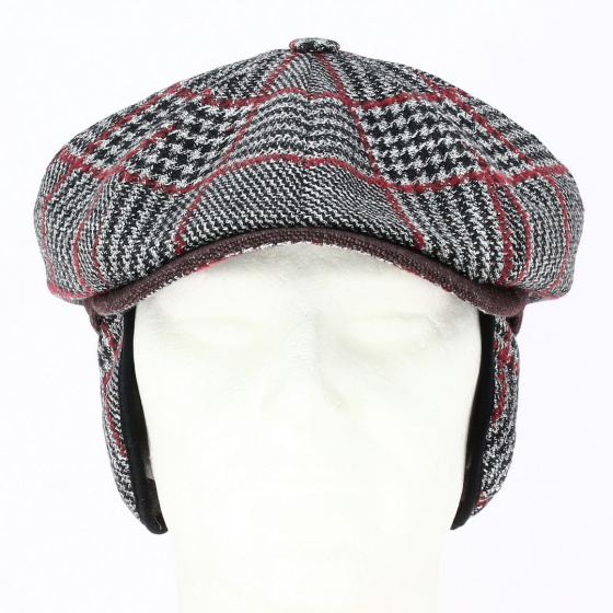 Hatteras Houndstooth Earflap Cap - Alfonso d'Este