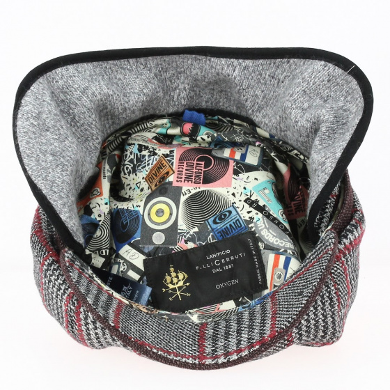 Hatteras Houndstooth Earflap Cap - Alfonso d'Este