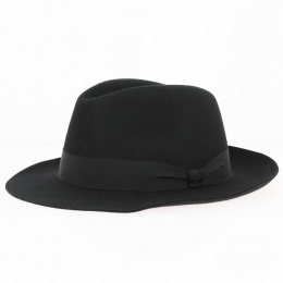 copy of Fedora hat black wool felt