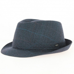 Trilby Blue Hat - Guerra