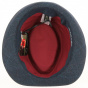 Trilby Blue Hat - Guerra