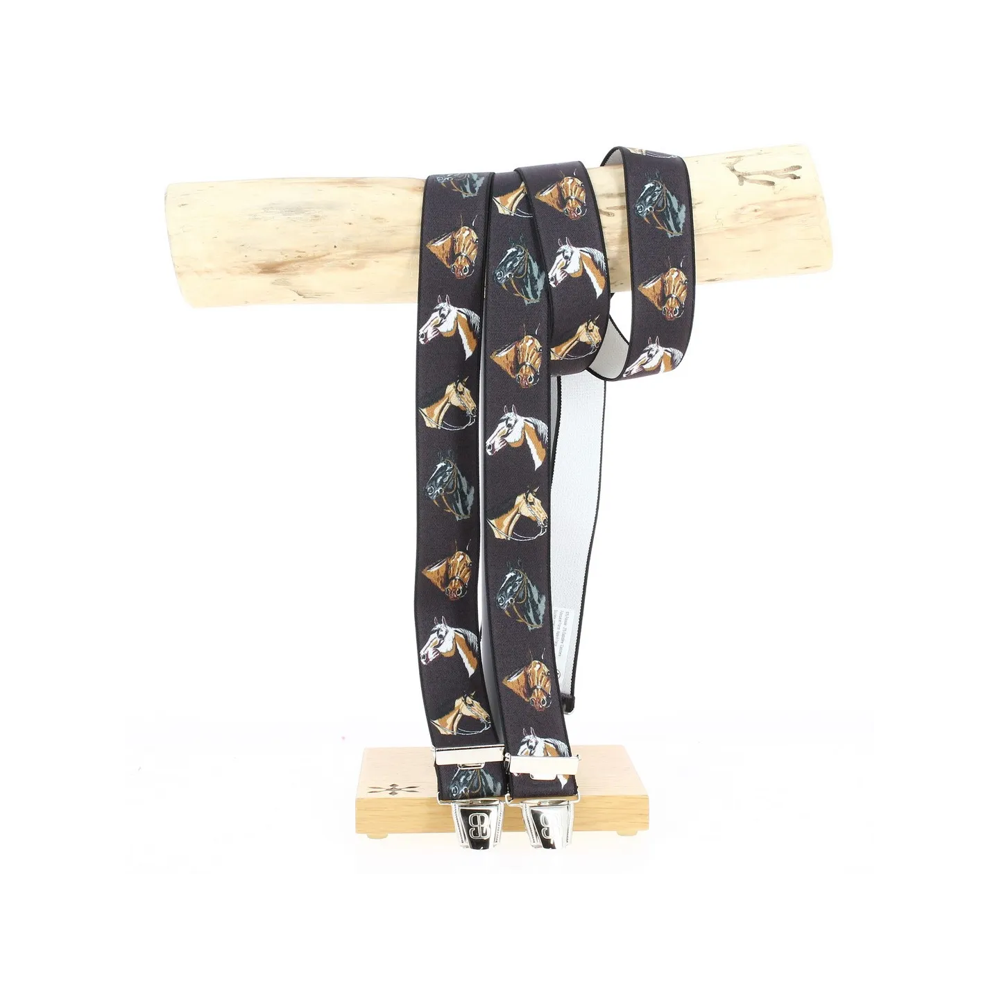 Brown horse suspenders - Traclet