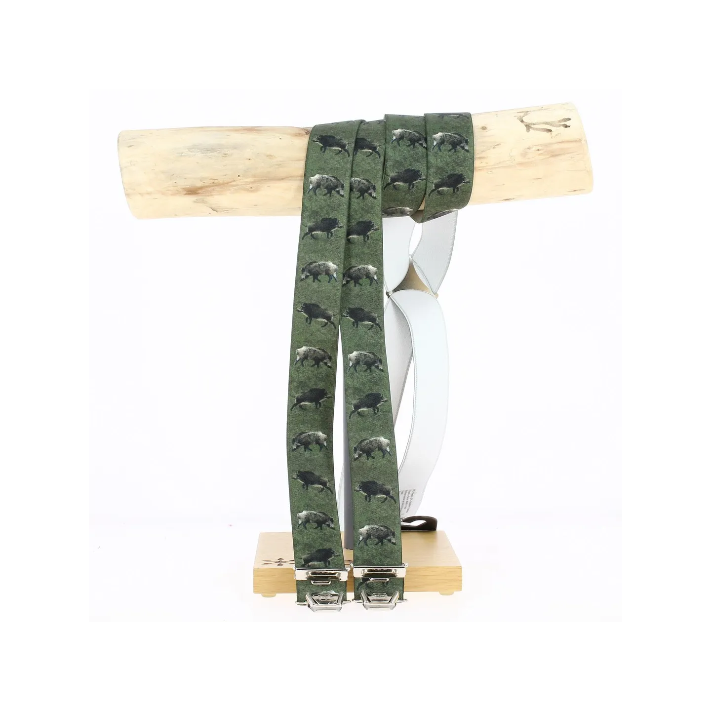 Bretelles Chasseur Motif Sanglier - Traclet