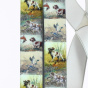 Hunter suspenders Realistic dog & duck pattern - Traclet