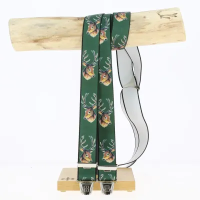 Bretelles Chasseur Motif Cerf - Traclet