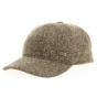 Casquette baseball Cache-oreilles Laine Taupe - Traclet
