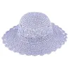 Capeline Jailly Paille Papier Violet - Traclet