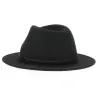 Fedora Ambierle Felt Wool Hat Black- Traclet