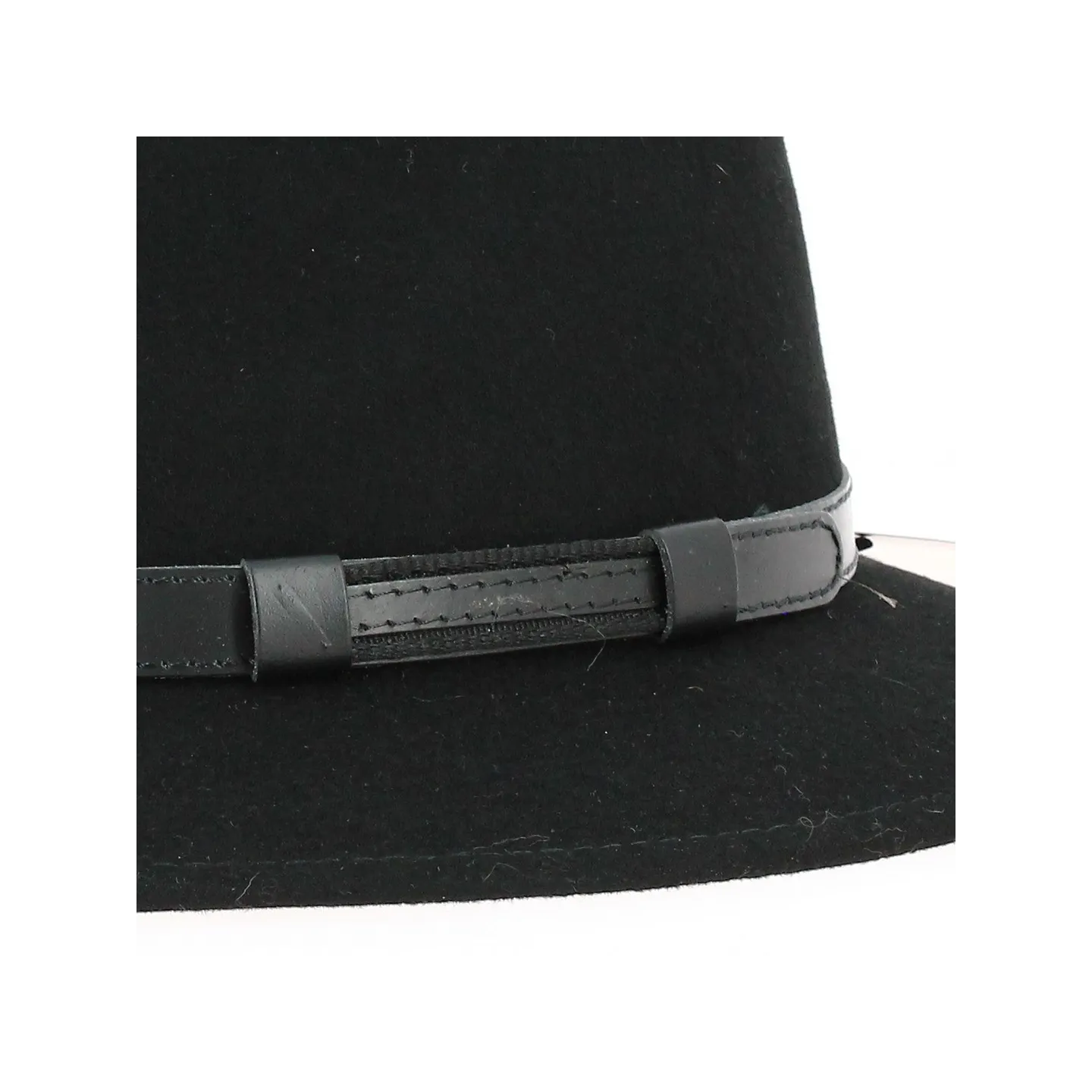 Chapeau traveller Annecy Feutre Laine Noir Imperméable - Traclet Reference : 13525 | Chapellerie Traclet