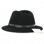 Annecy Black Felt Waterproof Hat - Traclet