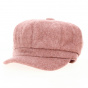 Casquette Gavroche laine rose - Traclet