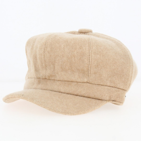 Gavroche cap salmon wool - Traclet
