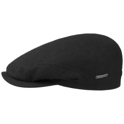 Casquette Plate Oakland Laine Noir -Stetson
