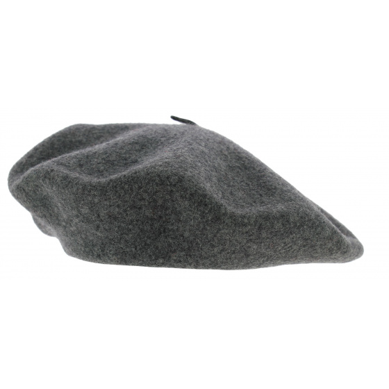 Classic Wool Grey Beret - Traclet