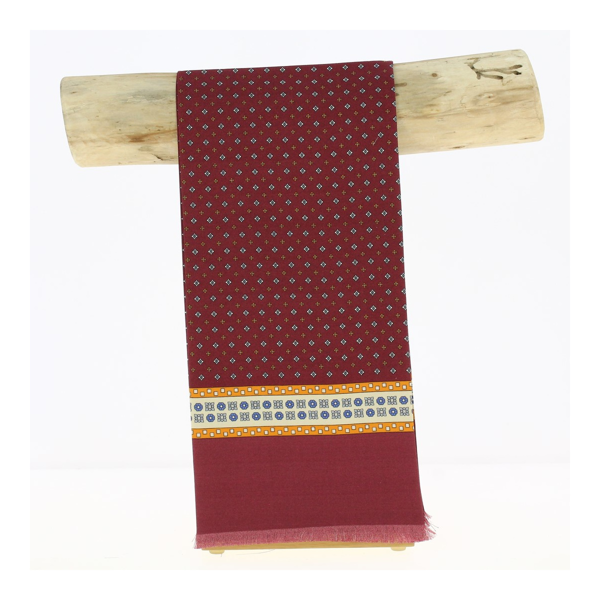 Foulard Homme Bordeaux Soie - Traclet Reference : 7260