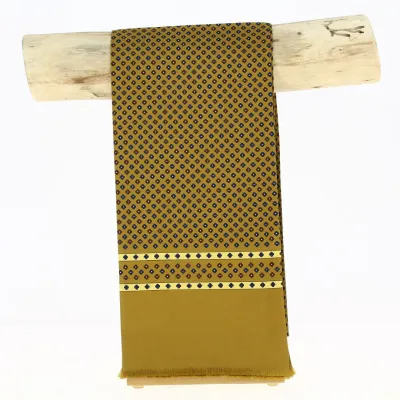 Dani Jaune Moutarde silk scarf - Traclet