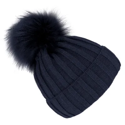 Bonnet à Pompon Perla Marine - Traclet