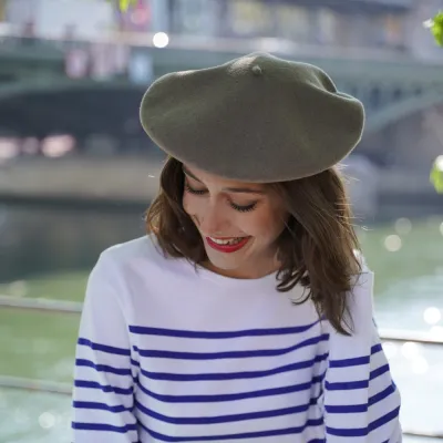 BÉRET CLASSIQUE TAUPE