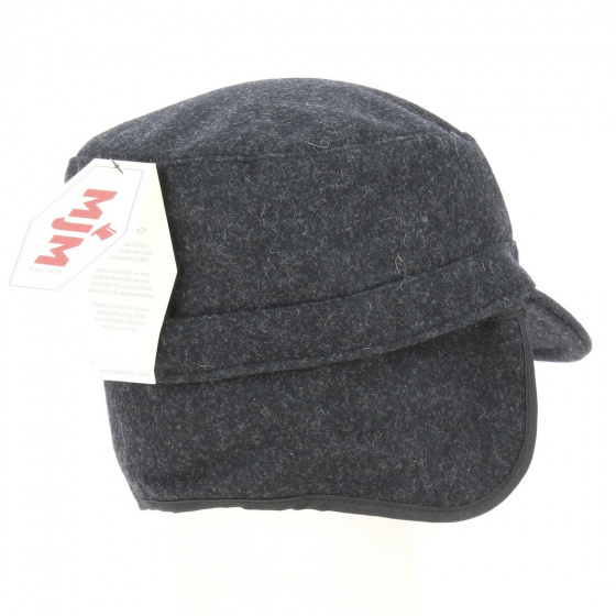 Cuban Cap Earflaps Anthracite - Mjm