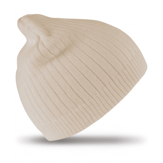 Beige Cotton Night Cap