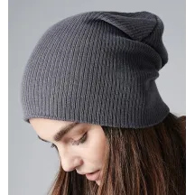 Bonnet Oversize Acrylique Gris- Beechfield