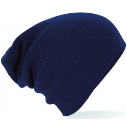 Bonnet Oversize Acrylique bleu - Beechfield